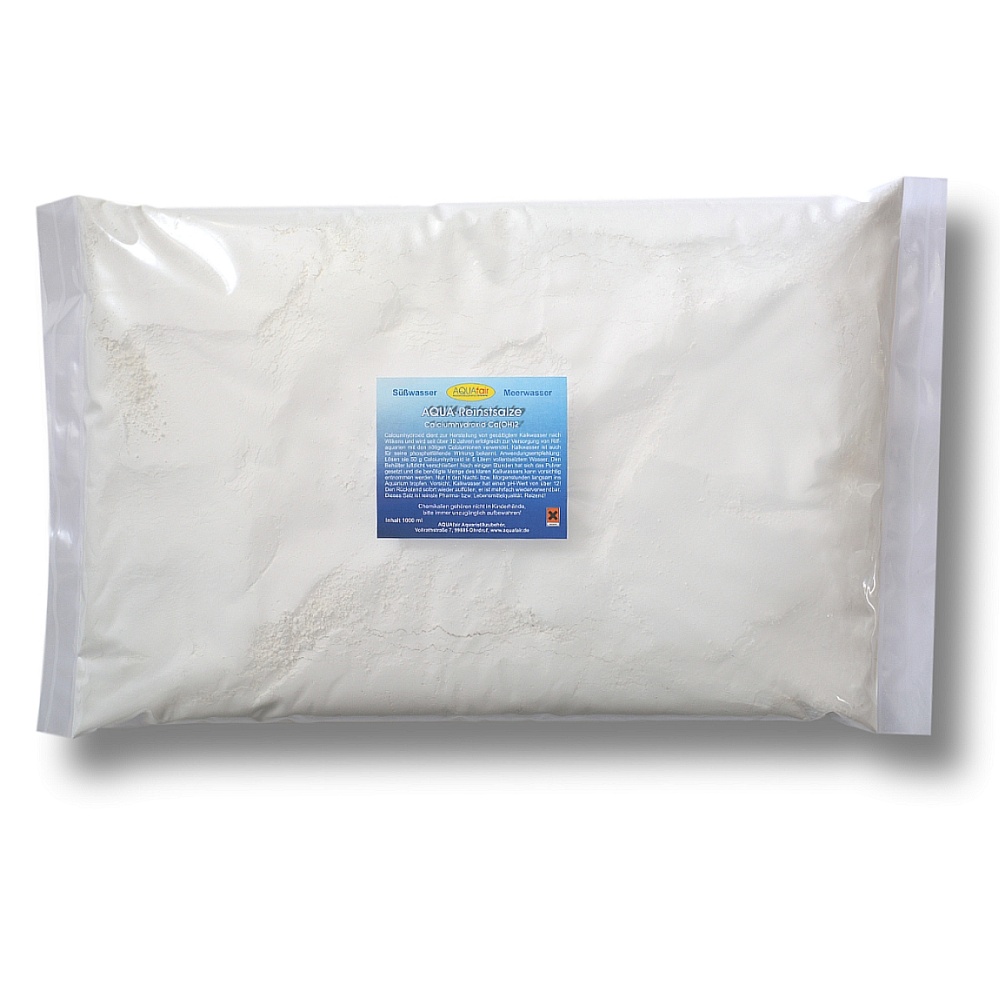 Calciumhydroxid Lebensmittelqualität Kalkwasser-Methode pH-Wert Erhöhung Meerwasseraquarium 5 Liter Beutel
