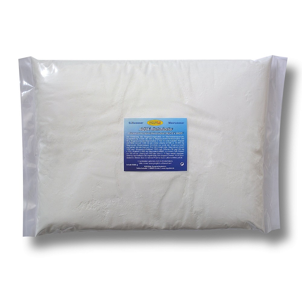 Magnesiumchlorid-Hexahydrat E511 Magnesiumerhöhung Meerwasseraquarium Riffaquarium Balling Light Methode 5 kg Beutel
