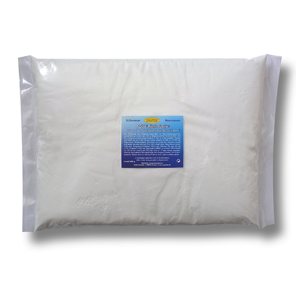 Magnesiumchlorid-Hexahydrat E511 Magnesiumerhöhung Meerwasseraquarium Riffaquarium Balling Light Methode 5 kg Beutel