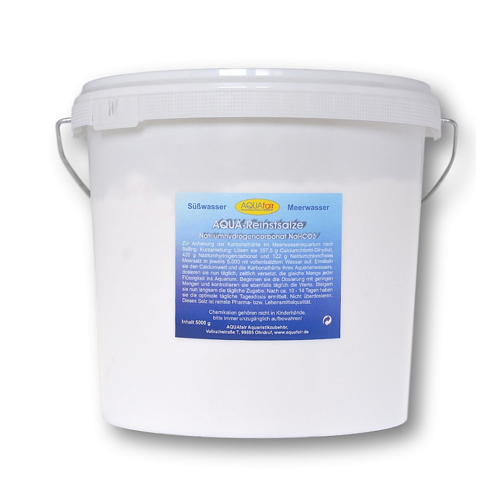 Natriumhydrogencarbonat Pharmazeutische Qualität Balling-Methode Balling-Light Karbonathärte Meerwasseraquarium 5 kg Eimer