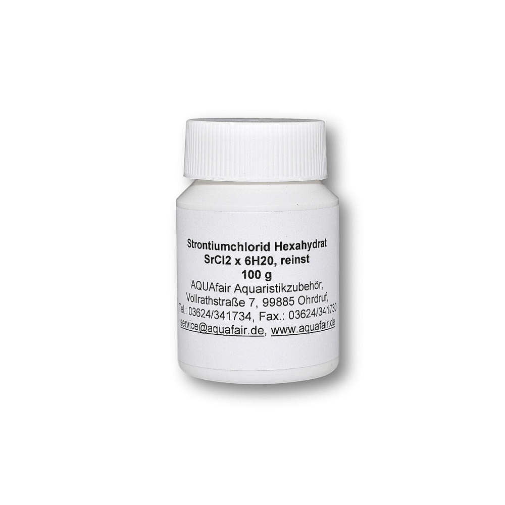 Strontiumchlorid-Hexahydrat 100 g Dose Strontiumerhöhung Meerwasseraquarium Riffaquarium Spurenelement